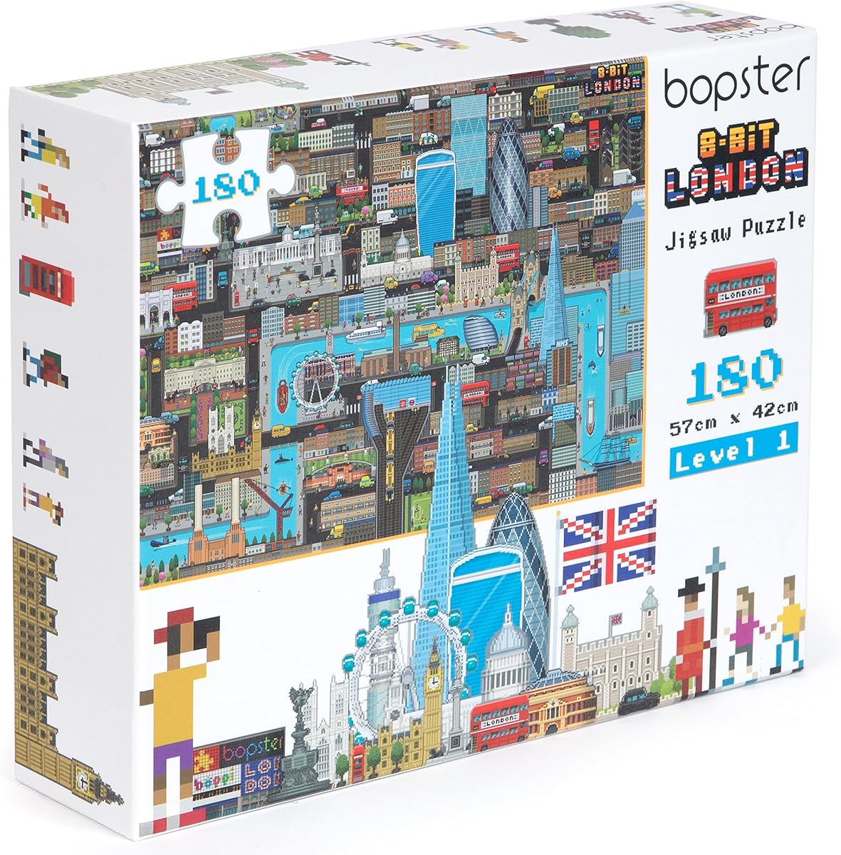8-Bit London Puzzle — 180 Pieces by bopster
