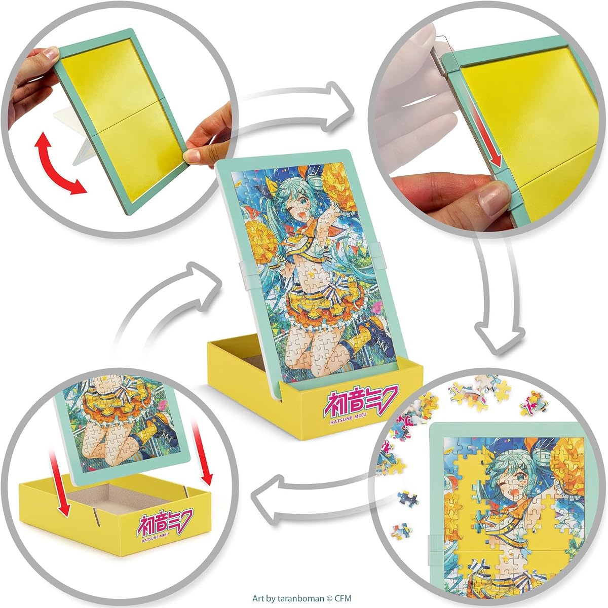 bopster Hatsune Miku Cheerleader Micro Puzzle — 150 Pieces from the side