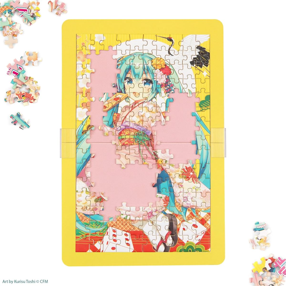 Hatsune Miku Kimono Micro Puzzle — 150 Pieces by bopster close up