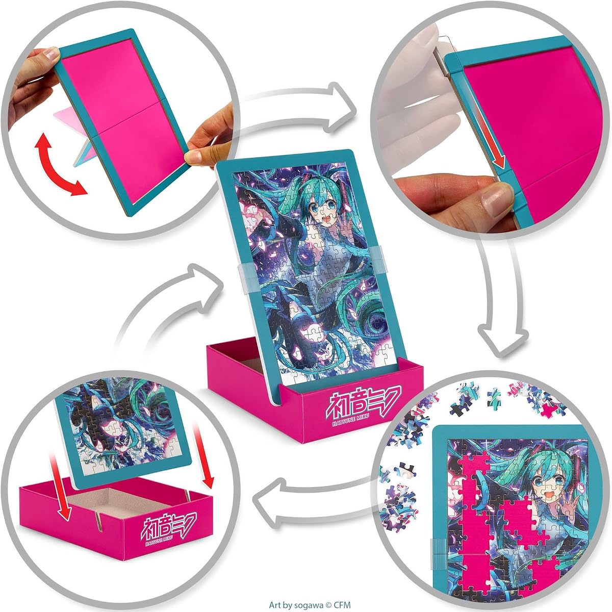 bopster Hatsune Miku Singer Micro Puzzle — 150 Pieces from the side