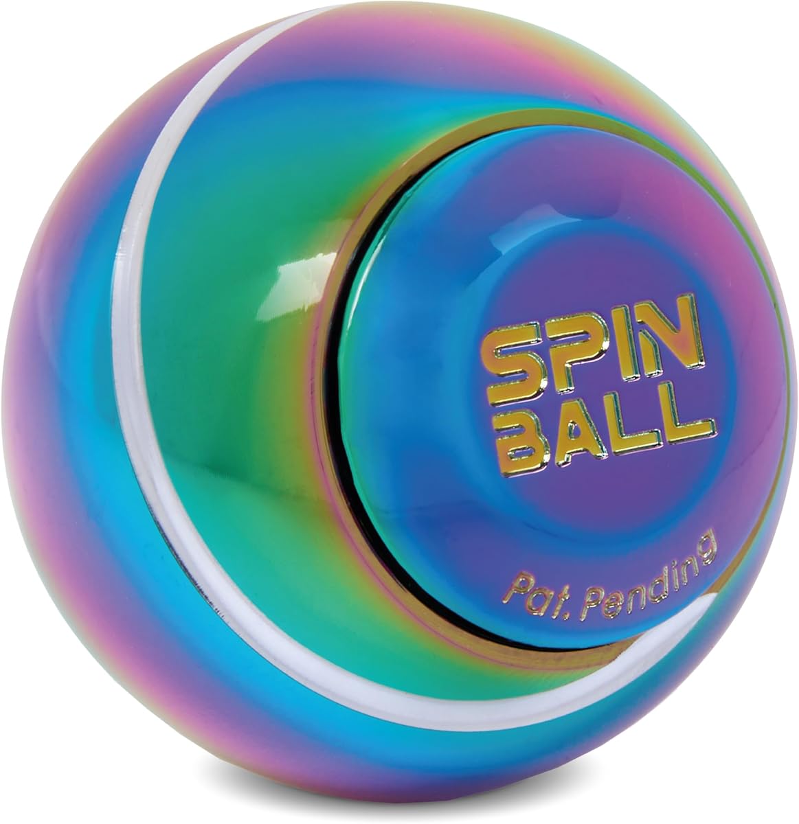 Metal Spin Ball Fidget Spinner by bopster in the hand