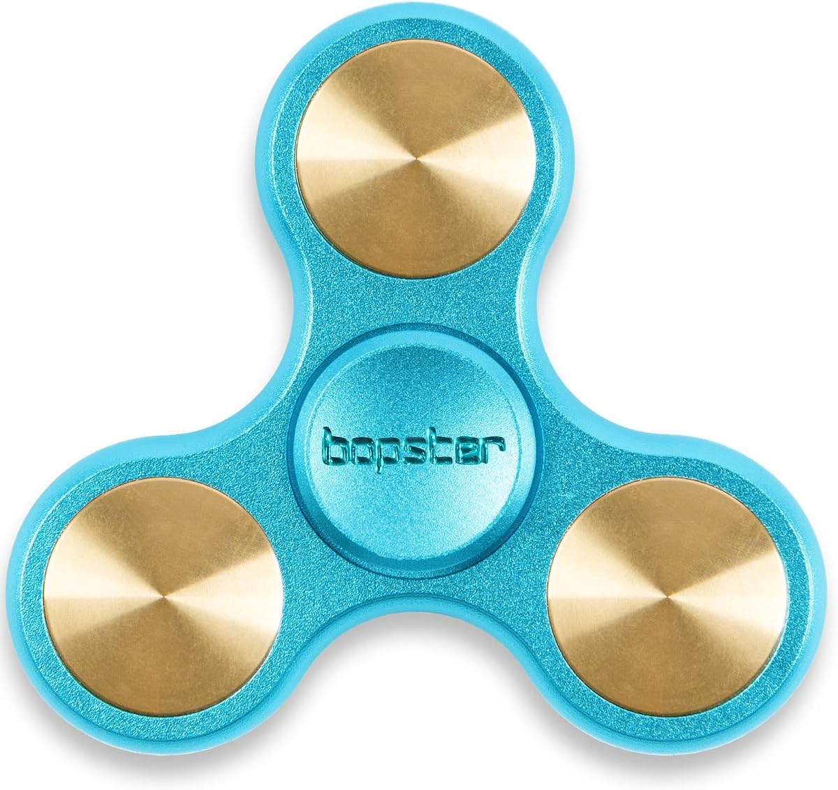 Metal Tri Fidget Spinner by bopster in the hand