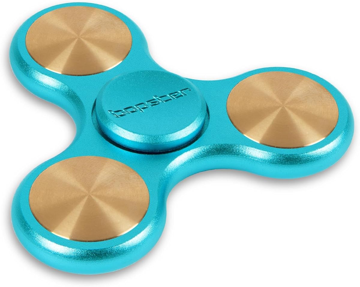 Metal Tri Fidget Spinner by bopster close up
